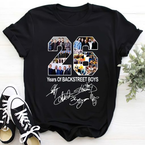 26 Years Of Backstreet Boys Tour 2022 New Art T-Shirt