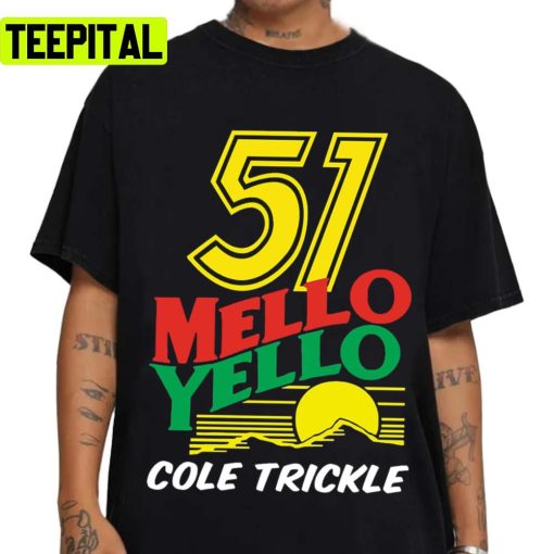 51 Mello Yello Cole Trickle Days Of Thunder Retro Nascar Car Racing Unisex T-Shirt