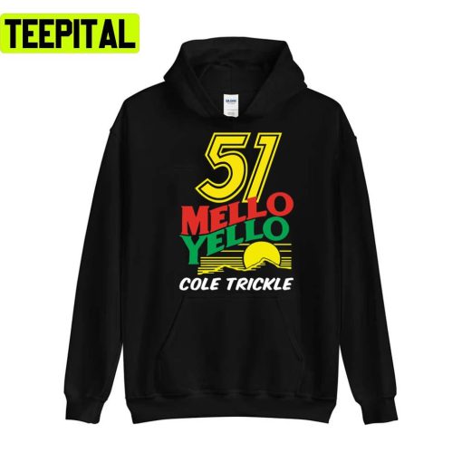 51 Mello Yello Cole Trickle Days Of Thunder Retro Nascar Car Racing Unisex T-Shirt