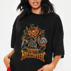 90s Design Lil Boo Retro Horror Nights 3 Halloween Unisex T-Shirt