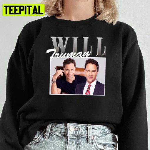 90s Design Portrait Will Truman Will And Grace Unisex Sweatshirt