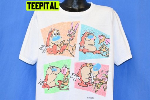 90s Ren & Stimpy Mtv Nickelodeon Nicktoon Tv Show Cartoon Trending Unisex Shirt