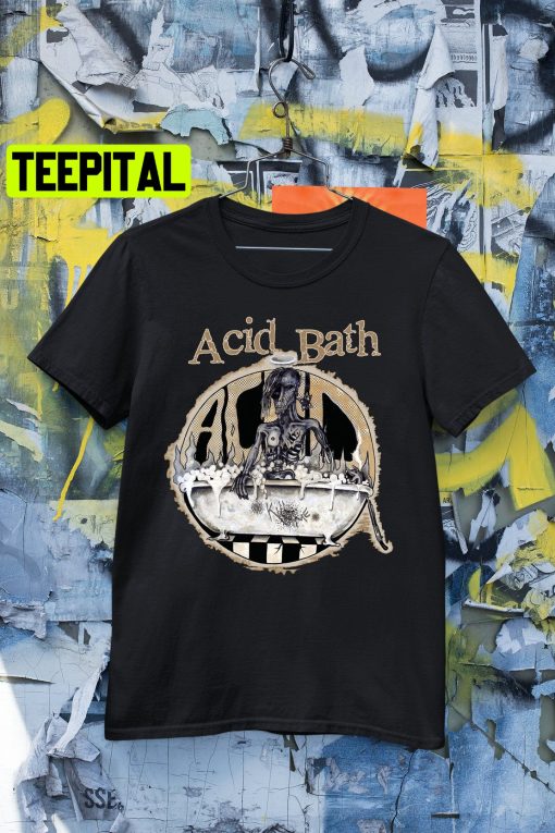 90s Vintage Art Acid Bath Trending Unisex Shirt