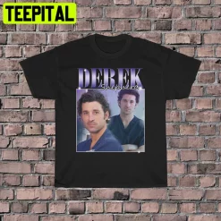 90s Vintage Derek Shepherd Grey’s Anatomy Tv Series Unisex Shirt