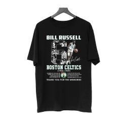 Bill Russell 1956-1969 Thank You For The Memories Signatures T-Shirt