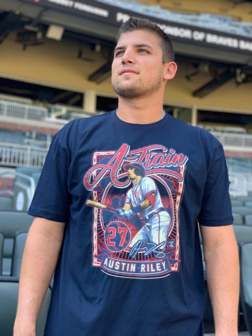 A Train Austin Riley Atlanta Braves Baseball New Austin Riley 27 Singnature Unisex T-Shirt