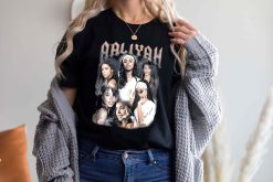 Aaliyah Bootleg 90s Style Rap Tour Aaliyah 2022 New Art T-Shirt