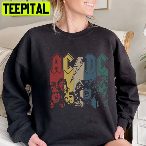 Acdc Rock Retro Vintage Unisex Shirt