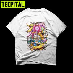 Adventure Time Finn & Jake Princess Bubblegum Bmo Cartoon Trending Unisex Shirt