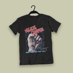 Alice Cooper Raise Your Fist and Yell Signed Size S-5XL Unisex T-shirt