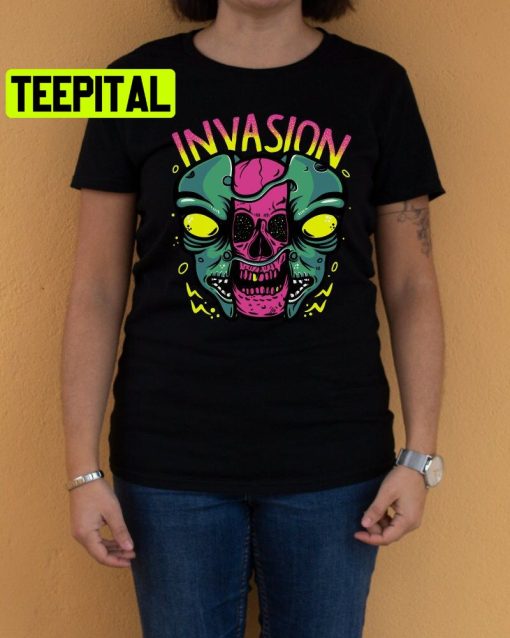 Alien Invasion Pop Art Trending Unisex Shirt