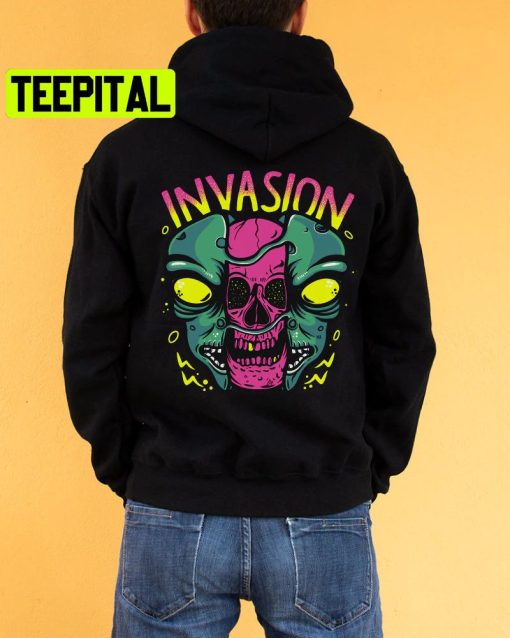 Alien Invasion Pop Art Trending Unisex Shirt