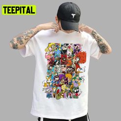 All The Characters Courage The Cowardly Dog Unisex T-Shirt