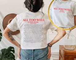 All Too Well Taylor’s Version New Album 2022 New Art T-Shirt
