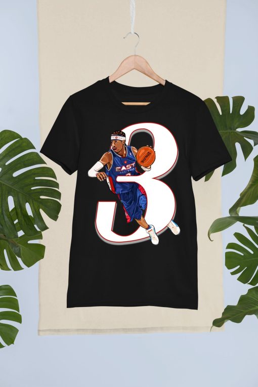 Allen Iverson All Star Game Inspired Throwback Nba Graphic Unisex T-Shirt