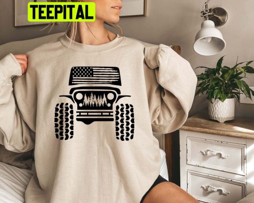 American Offroad Flag Trending Unisex Sweatshirt