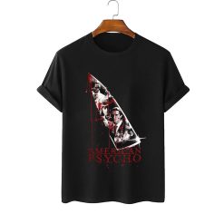 American Psycho Knife Movie Poster Black Halloween Unisex T-Shirt