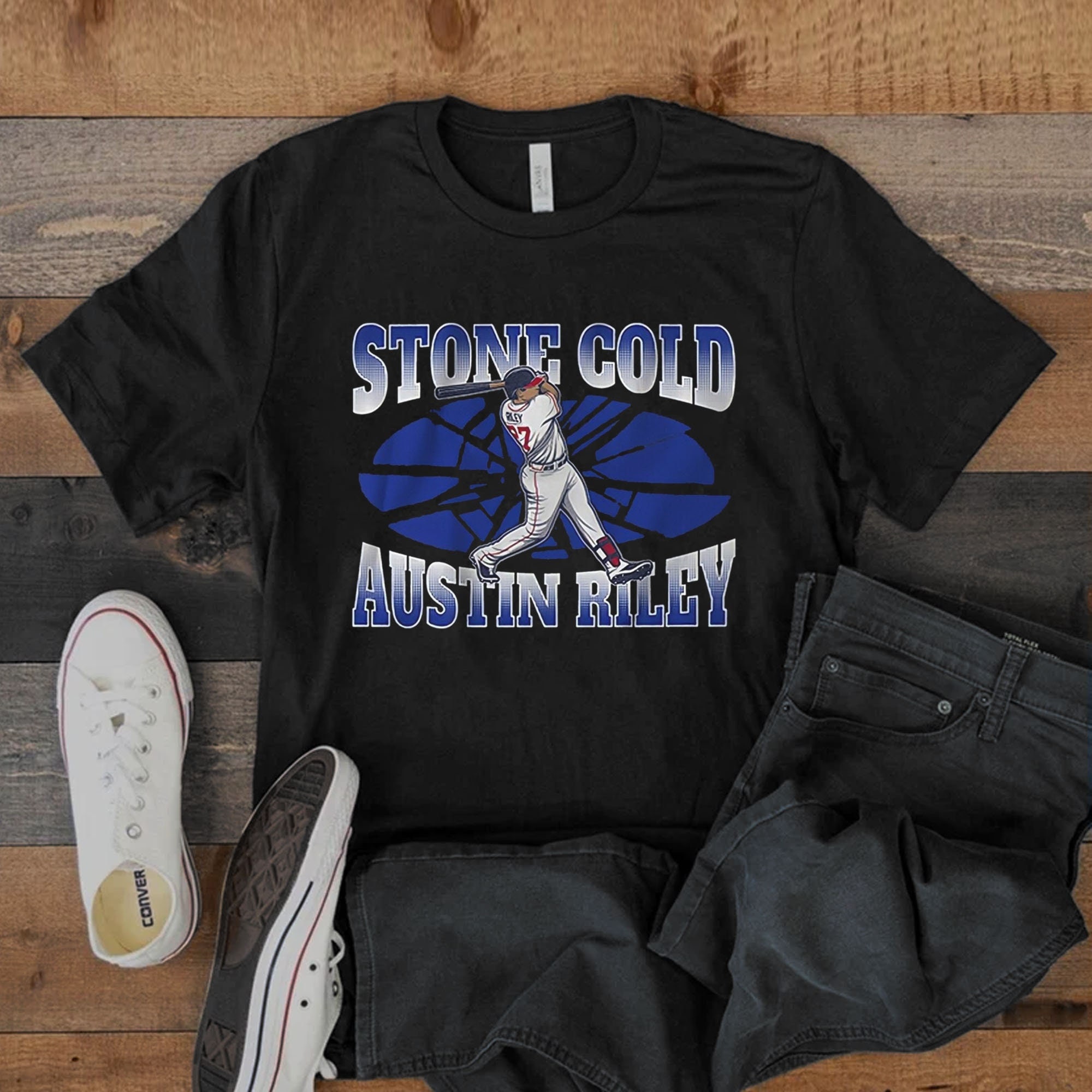 Austin Riley T-Shirt Shirsey Atlanta Braves MLB Soft Jersey #27 (S
