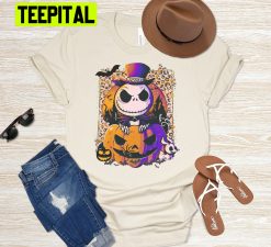 Autumn Jack Skellington Cute Halloween Unisex T-Shirt