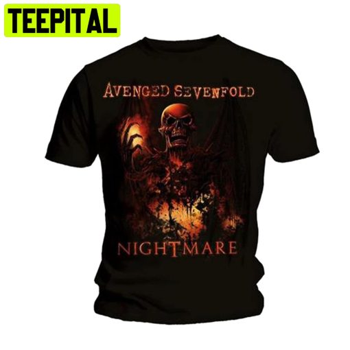 Avenged Sevenfold Hellfire Skeleton Rock Trending Unisex T-Shirt