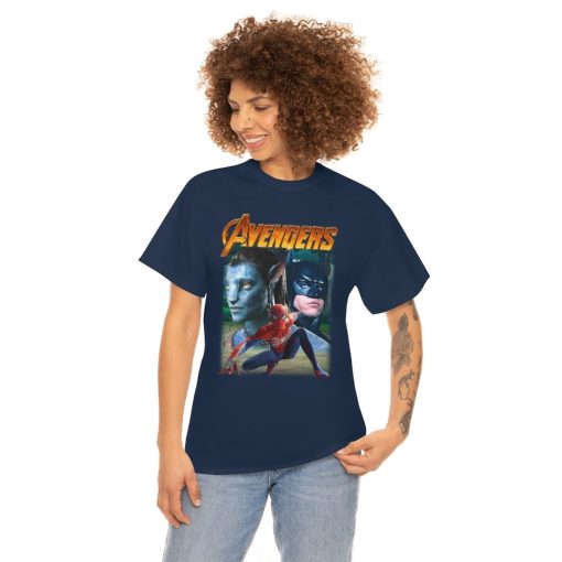 Avenger Funny Mash Up Geek Avatar Batman Spider Man Unisex T-Shirt