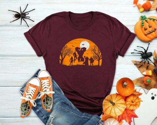 Avengers Silhouette Halloween Marvel Comics Holiday Unisex T-Shirt