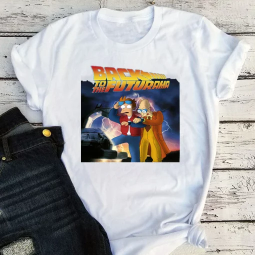 Back To The Future Futurama Funny Unisex T-Shirt