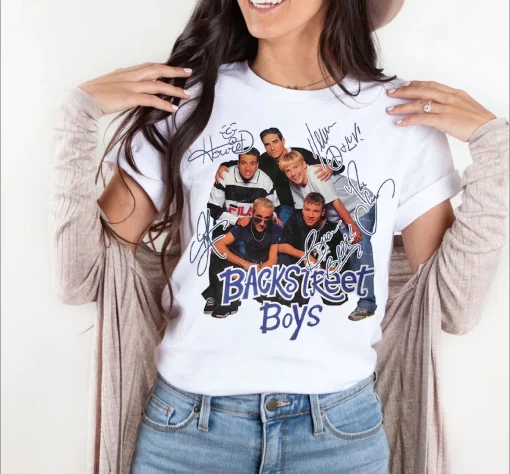 Backstreet Boys Backstreet Pop Music Bring Memory Back New Art T-Shirt