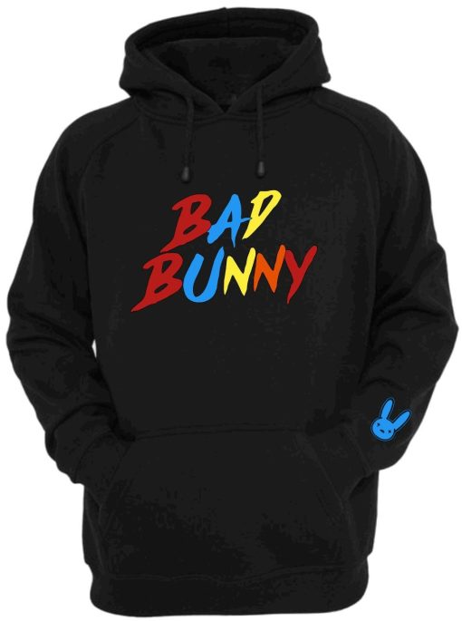 Bad Bunny Multi Color Hoodie