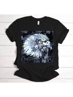 Bald Eagle Cartoon Illustration Unisex T-Shirt