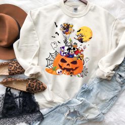 Balloons Mickey And Friends Balloons Not So Scary Trick Or Treat Disney Halloween New Art T-Shirt