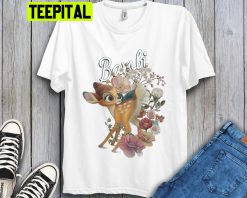 Bambi Vintage Floral Disney Trending Unisex T-Shirt