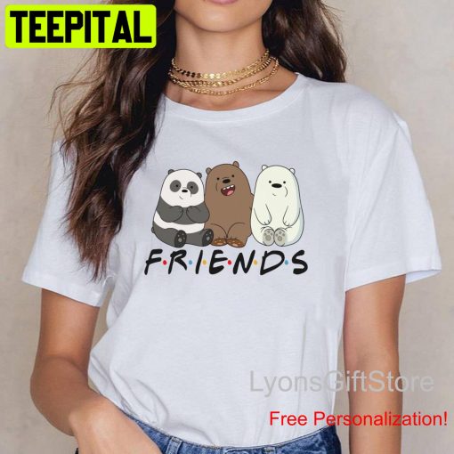 Bare Bears Friends Trending Unisex Shirt