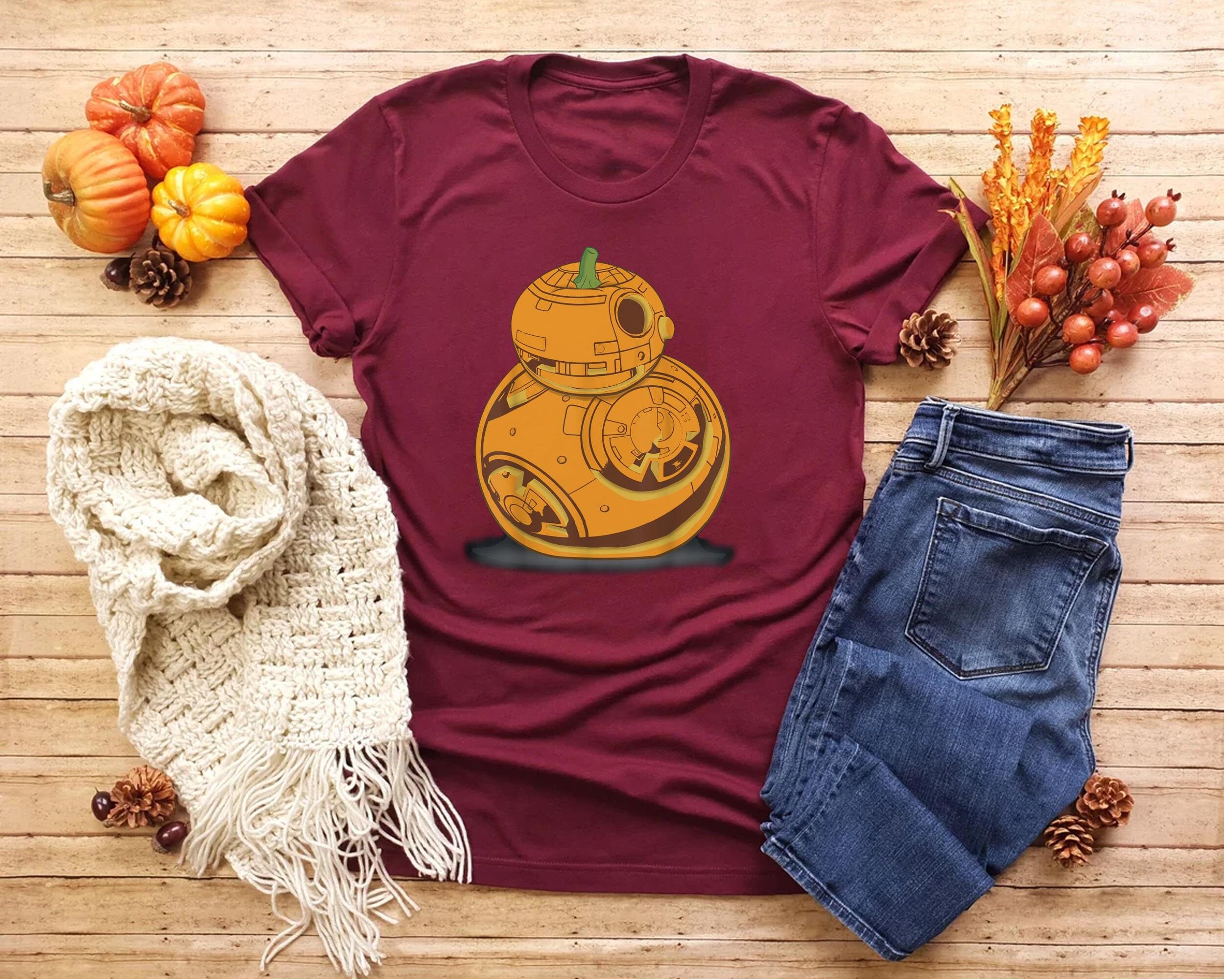 Bb 8 Pumpkin Carving Halloween Disney And Pixar Star Wars Unisex T-Shirt
