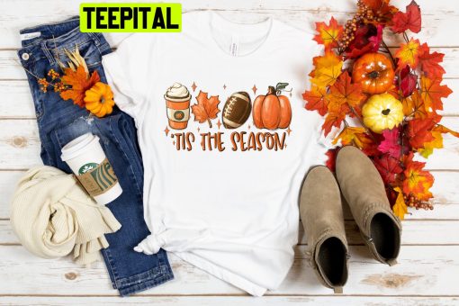 Bella Canvas 1tis The Season Autumn Halloween Trending Unisex Shirt