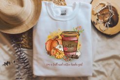 Bella Canvas I Am A Fall And Coffee Kinda Lover Autumn Halloween Trending Unisex Shirt