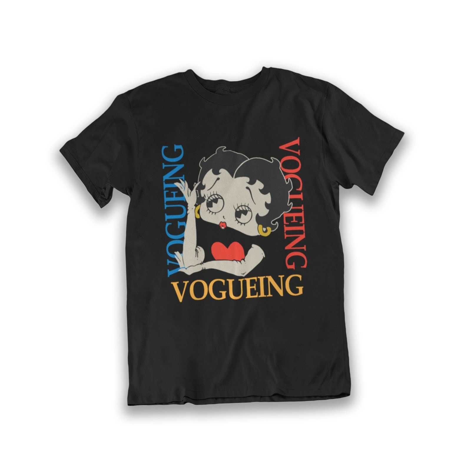 Betty Boop Vogue Vintage 90s Black Unisex T-Shirt – Teepital