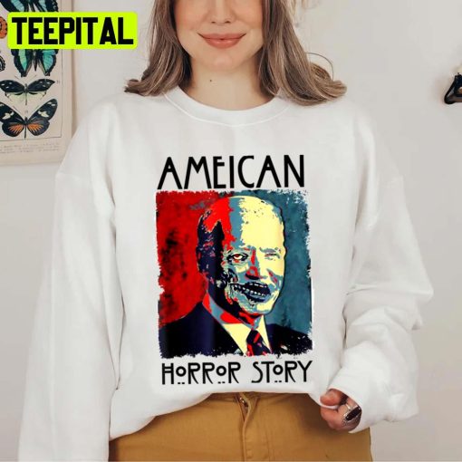 Biden Horror American Zombie Story Joe Halloween Spooky Night Unisex Sweatshirt