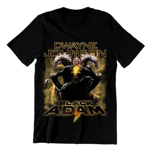 Black Adam Throne Dwayne Johnson 2022 Movie Film Unisex T-Shirt