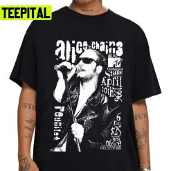 Black And White Art L Layne Staley Unisex T-Shirt