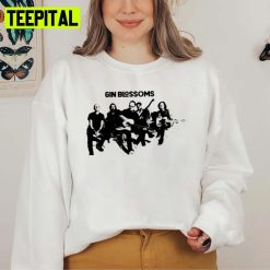 Black And White Design Of Gin Blossoms Unisex Sweatshirt