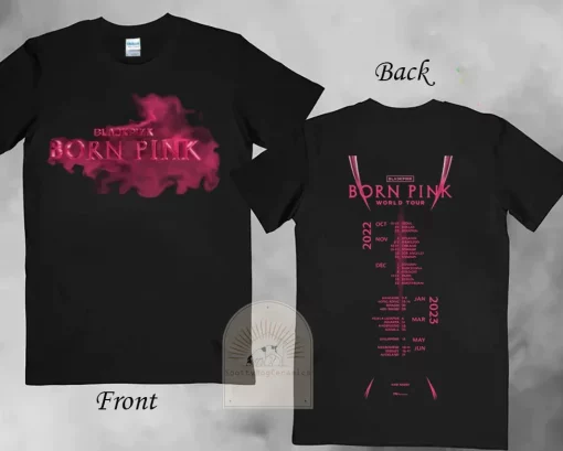 Black Pink Born World Tour 2022-2023 Venom New Art T-Shirt