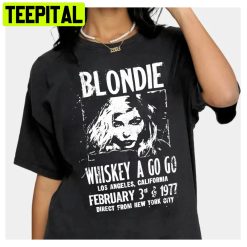 Blondie Debbie Whiskey A Go Go Vintage Music Band Trending Unisex T-Shirt