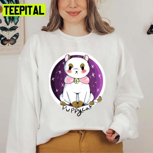 Blushycat Chibi Bee And Puppycat Unisex Sweatshirt