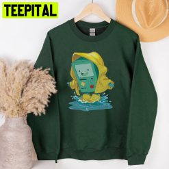 Bmo On The Rain Adventure Time Trending Unisex Sweatshirt