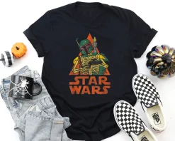 Boba Fett Skeleton Halloween Costume Disney And Pixar Star Wars Unisex T-Shirt