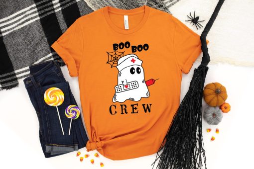 Boo Boo Boo Crew Cute Nurse Cute Nurse Halloween T-Shirt