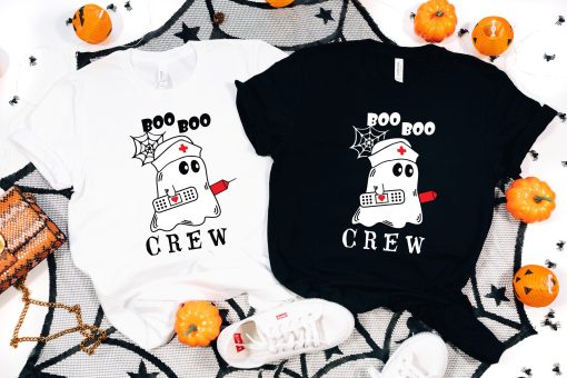 Boo Boo Boo Crew Cute Nurse Cute Nurse Halloween T-Shirt