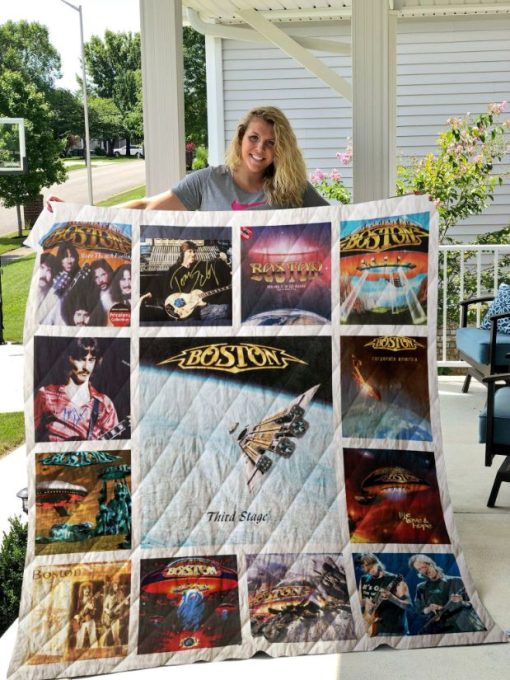 Boston Albums Quilt Blanket