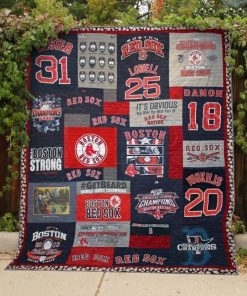 Boston Red Sox Blanket Quilt Blanket